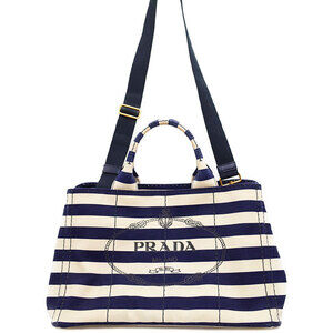 PRADA Canapa 2way Top Handle Crossbody Tote Convertible Tote Bag